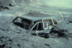 Car After Eruption