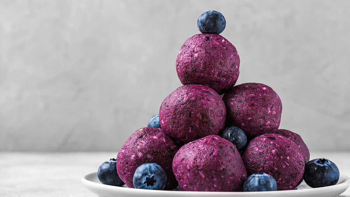 Blueberry Energy Bites
