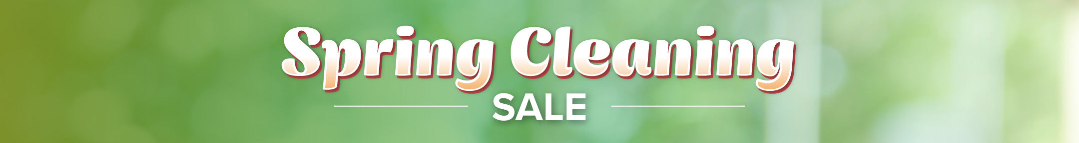 Spring Cleaning Sale