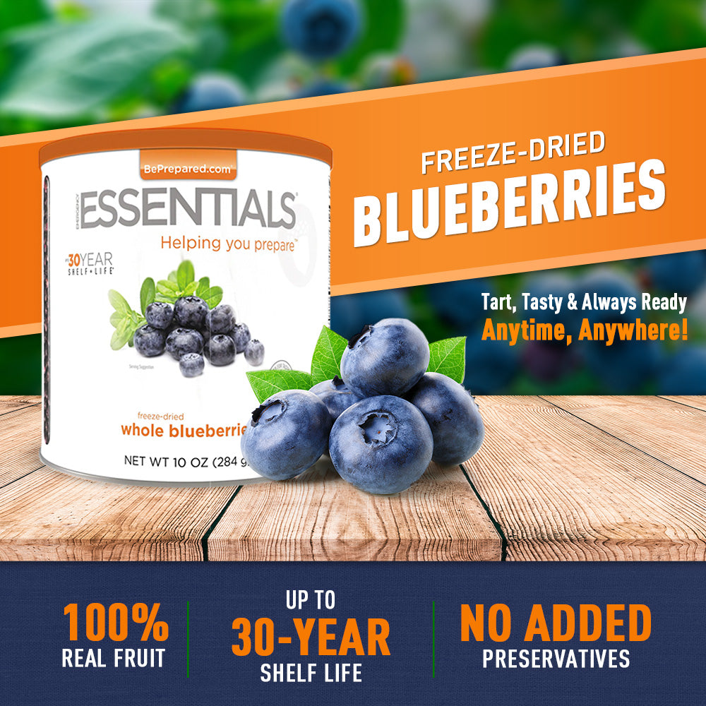 Emergency Essentials® Freeze-Dried Whole Blueberries Large #10 Can