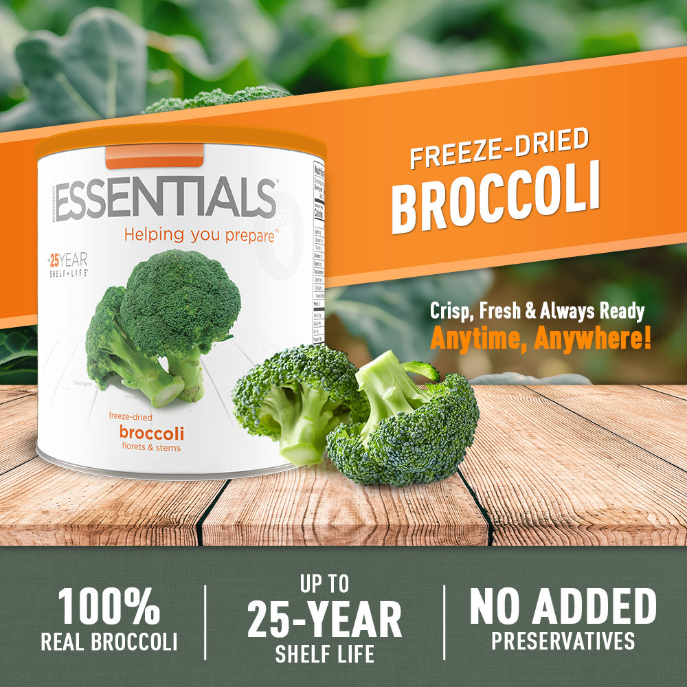 Freeze-Dried Broccoli Large #10 Can
