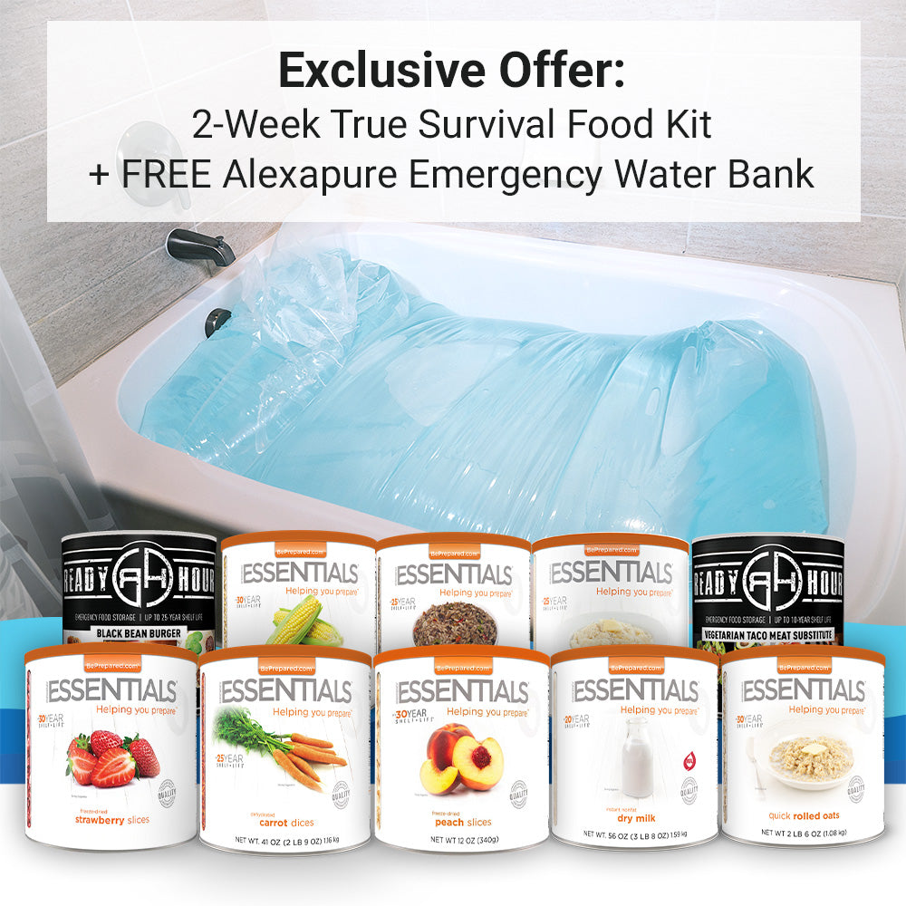 Cyber Monday - Essential Food and Water Survival Kit