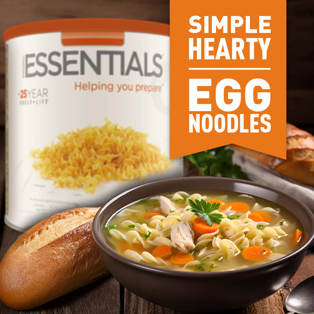 Emergency Essentials® Egg Noodle Pasta Large #10 Can