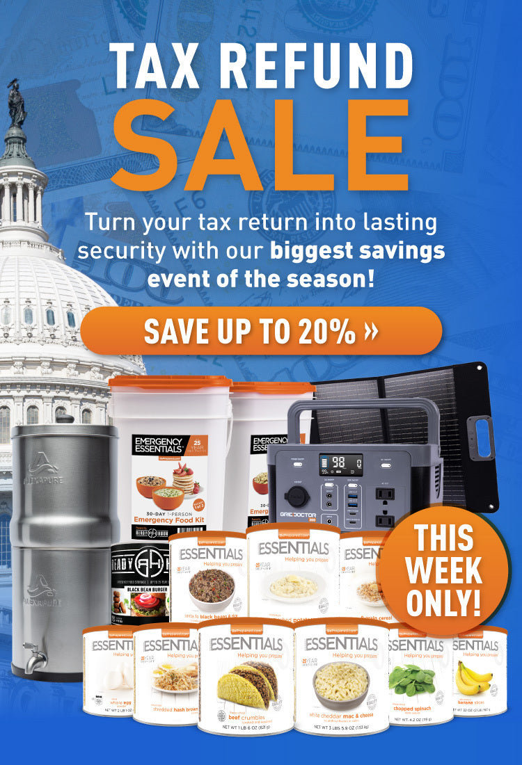 Save Up to 20% off by using code REFUND20 for our Tax Refund Sale