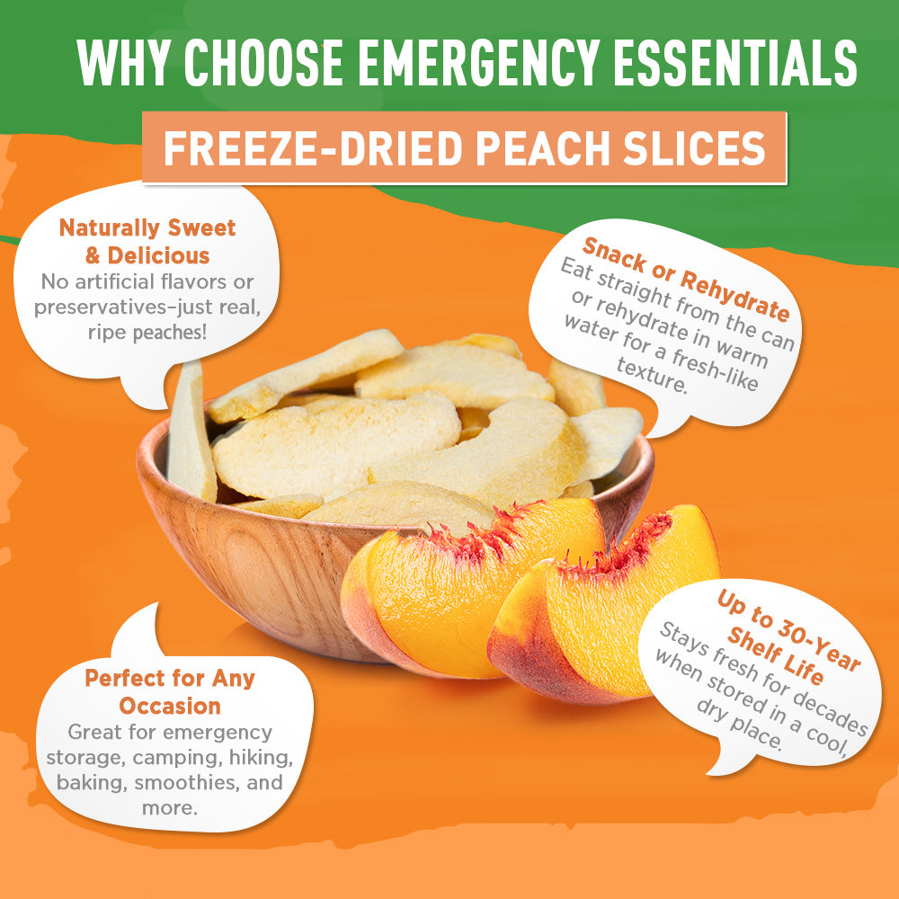 Why choose Emergency Essentials Peach Slices
