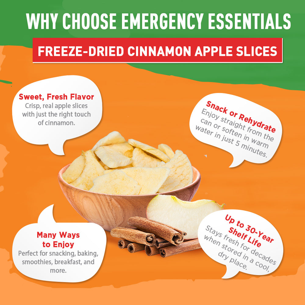 Freeze-Dried Cinnamon Apple Slices