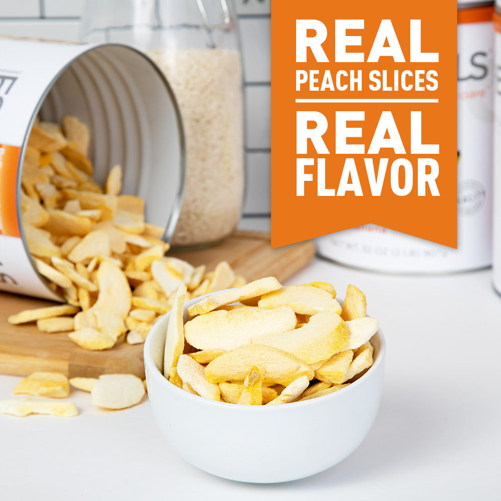 Real Peach Slices, Real Flavor