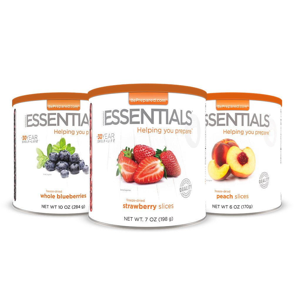 Strawberries, Blueberries, and Peaches #10 Cans