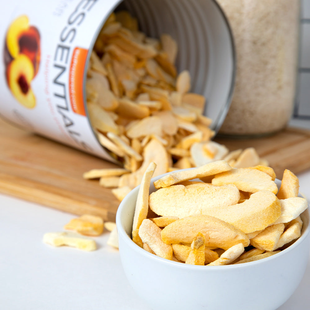 Freeze-Dried Peach Slices