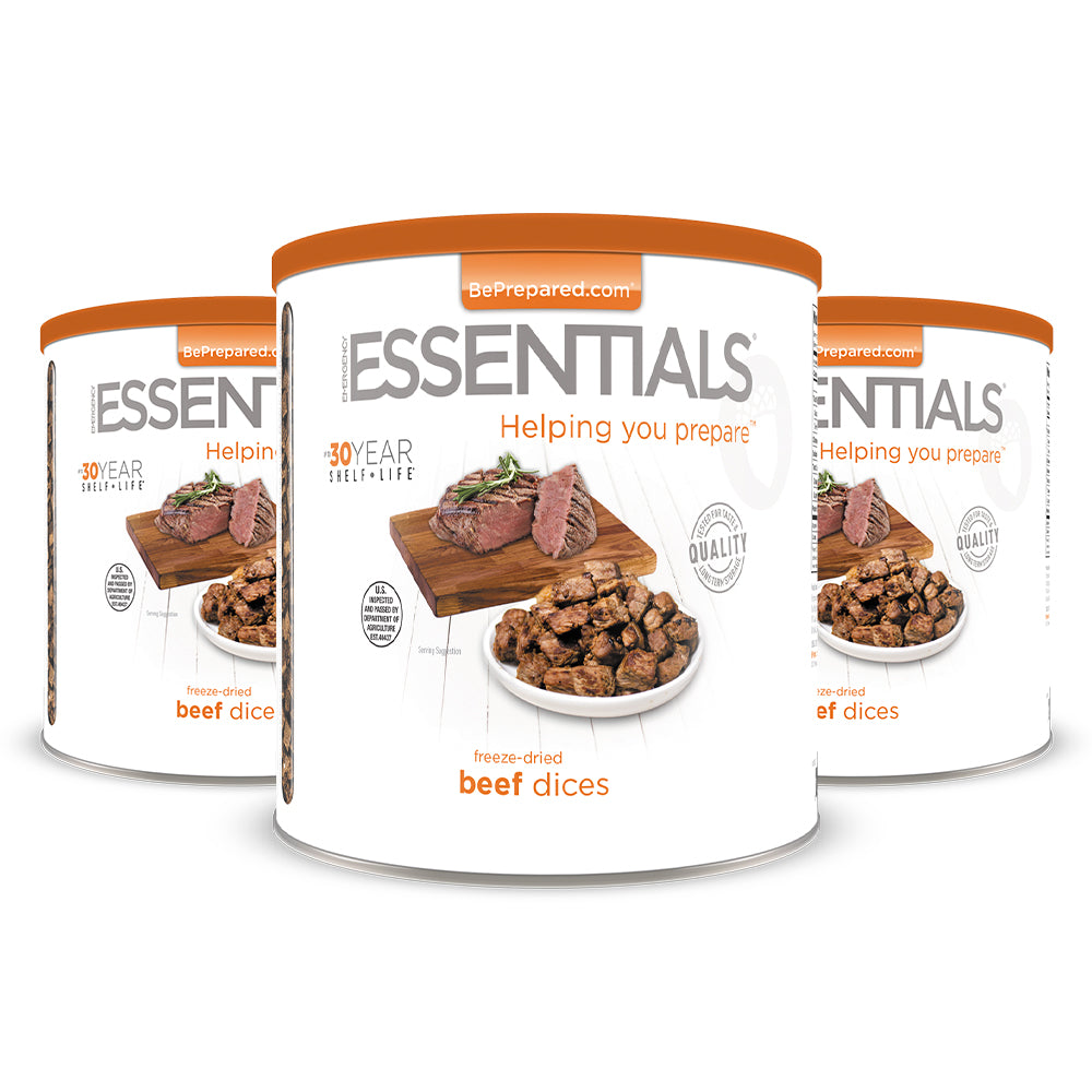 Beef Dices 3 - pack Emergency Essentials