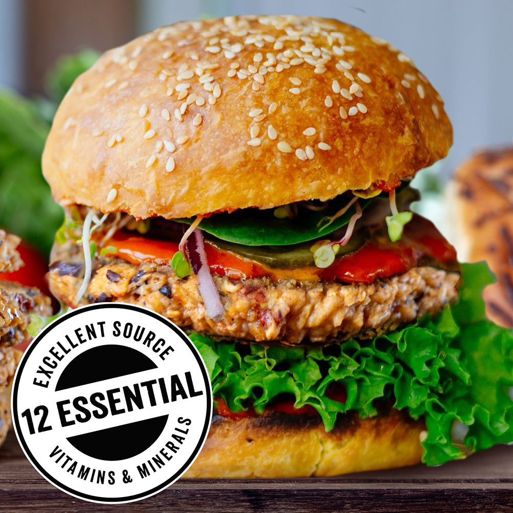 Black Bean Burger #10 Can