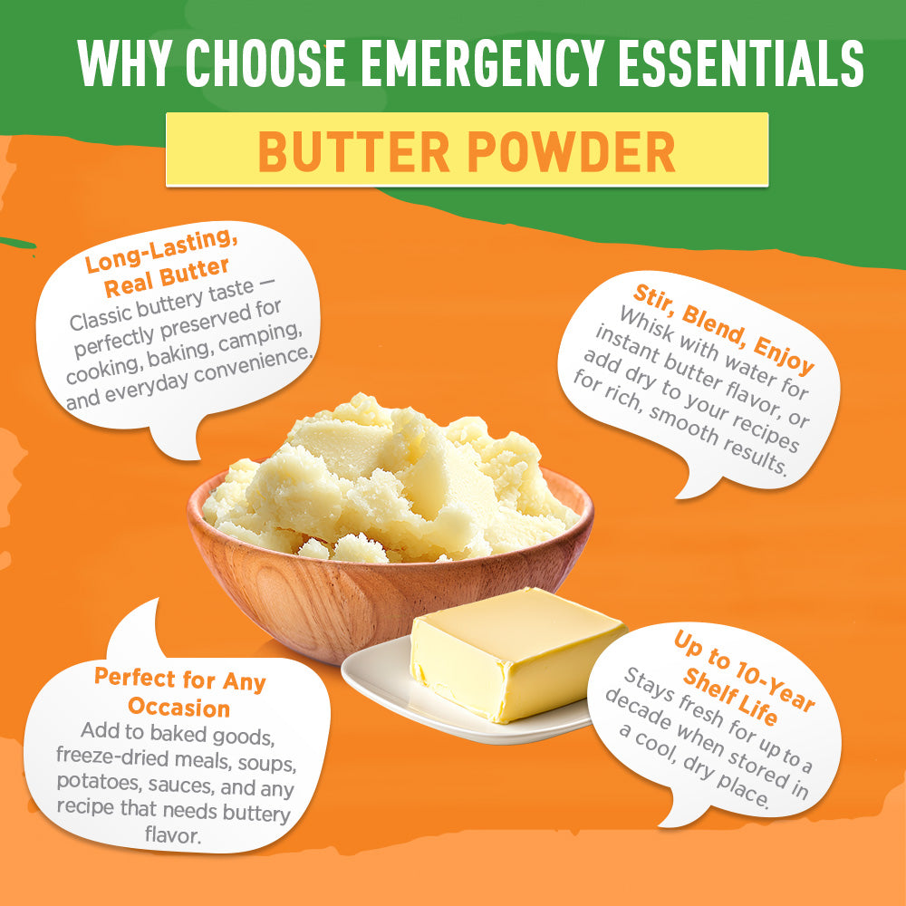 Emergency Essentials® Butter Powder Large #10 Can
