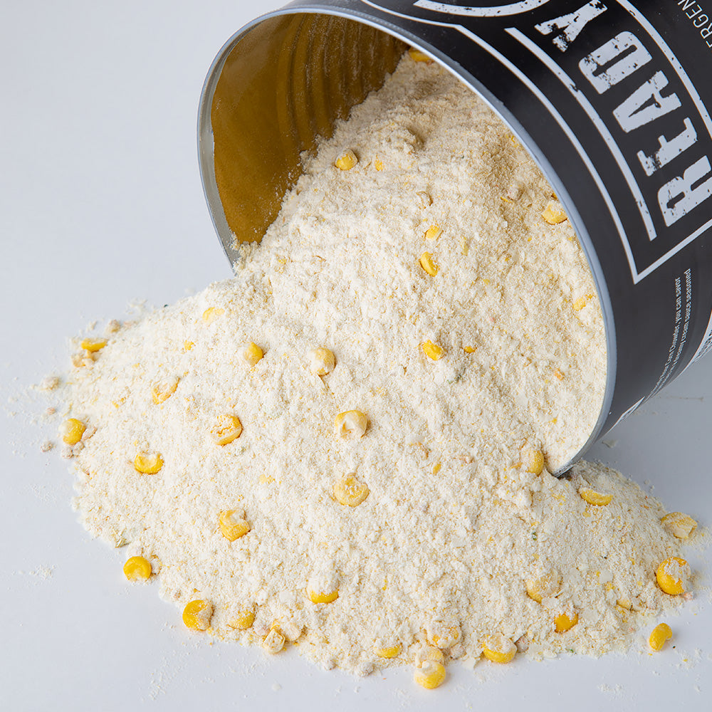 Dehydrated corn chowder in #10 can