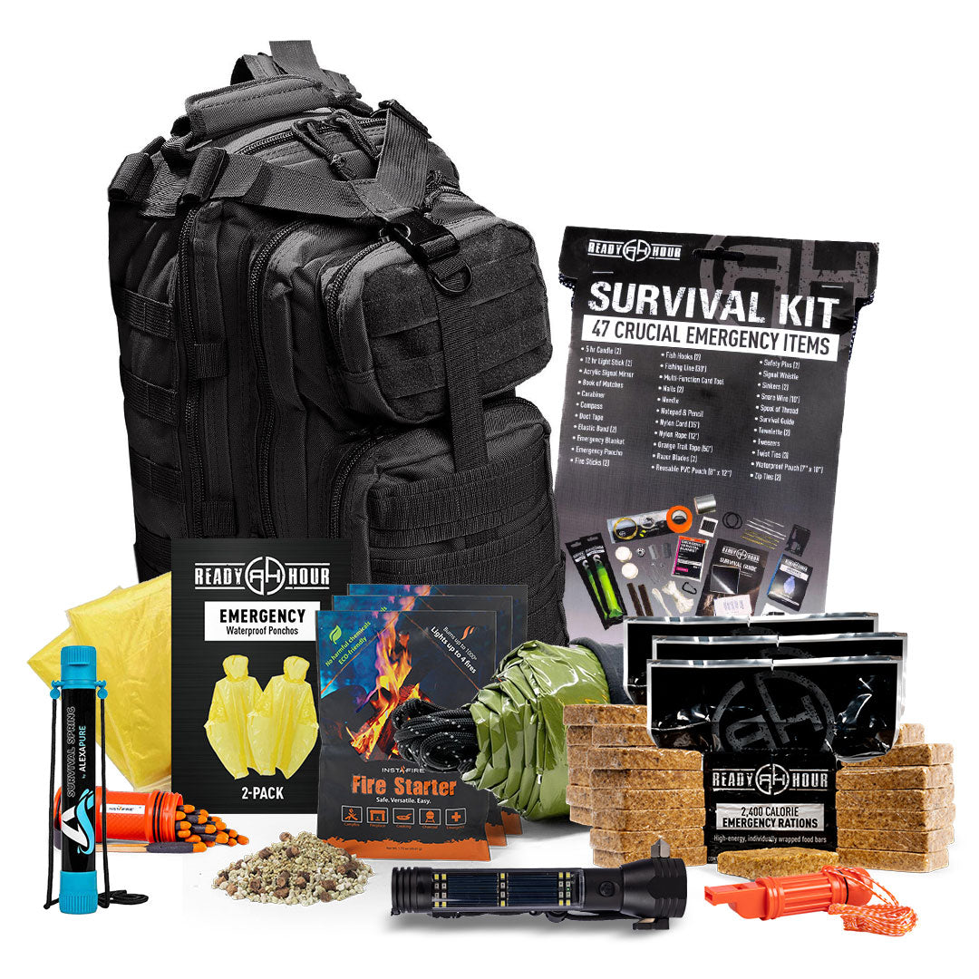 Essential Go Bag for Emergencies, Survival, Camping More – Be