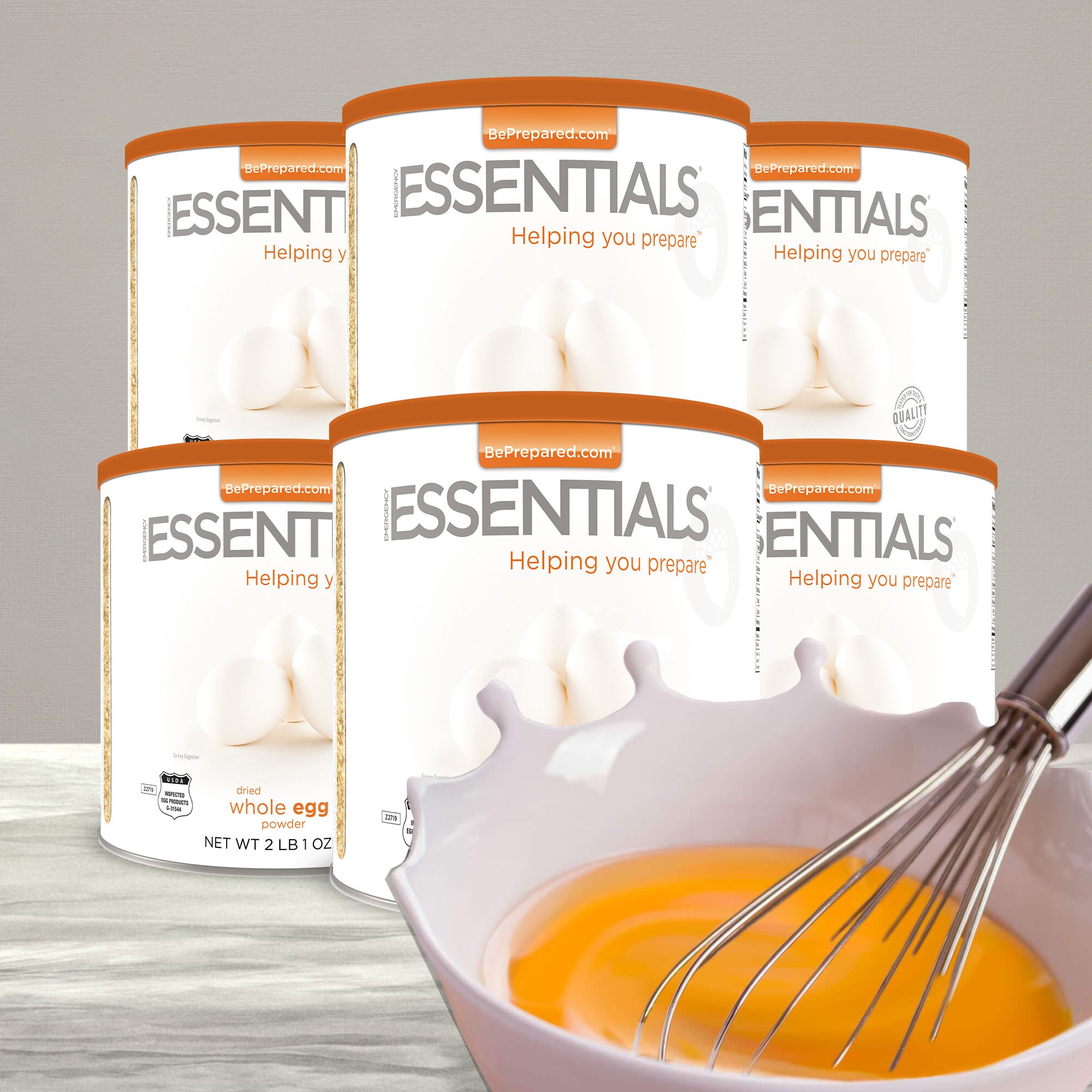 Emergency Essentials® Whole Egg Powder (6-Can Case) (7407811100812)