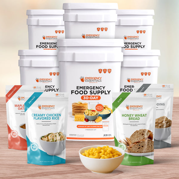 Nahrungsergnzungsmittel Set Emergency Food Volleipulver  6 X 500 G (3  Kg), 15 Jahre Haltbar, Vegetarisch, Outdoor Nahrung