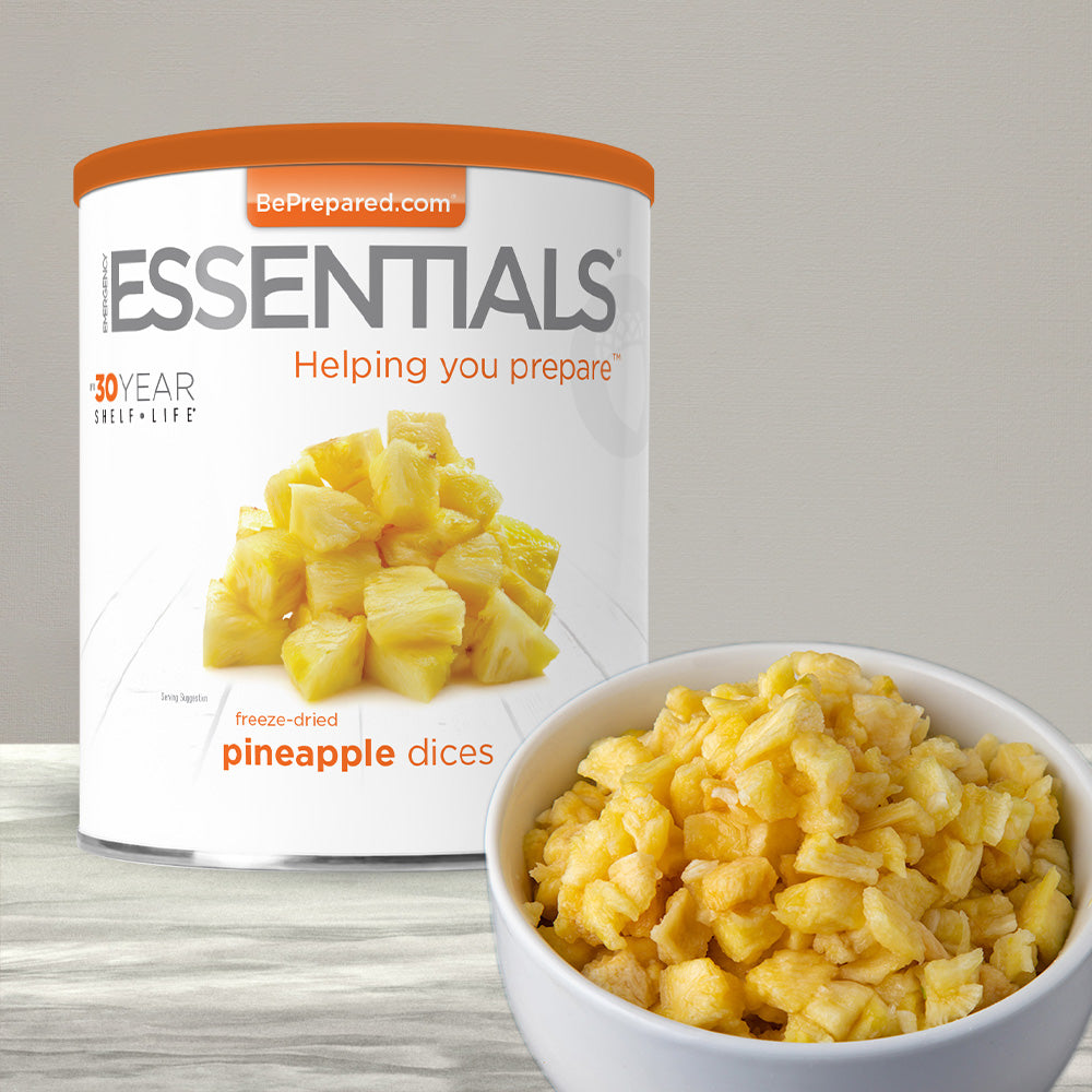 Freeze-Dried Pineapple Dices Large #10 Can