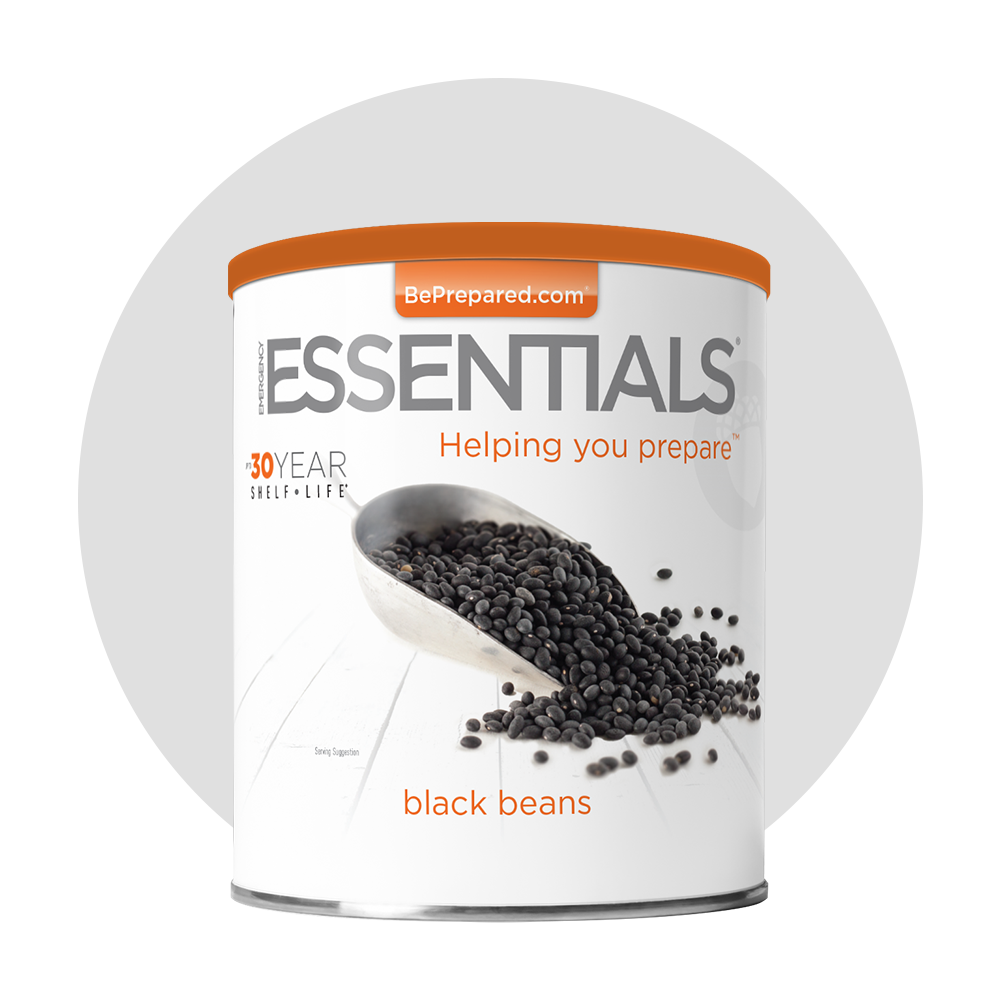 Emergency Essentials® Black Beans Large #10 Can
