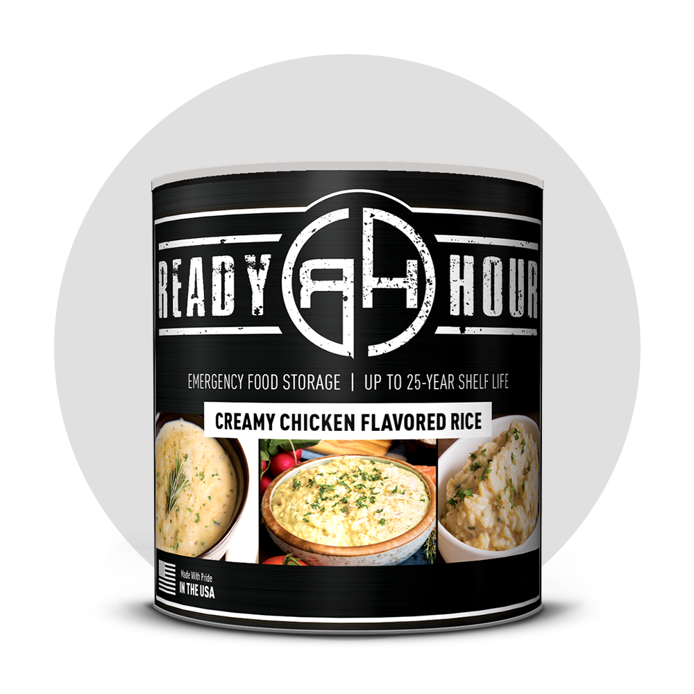 NEW - Ready Hour Creamy Chicken Flavored Rice #10 Can (18 servings)