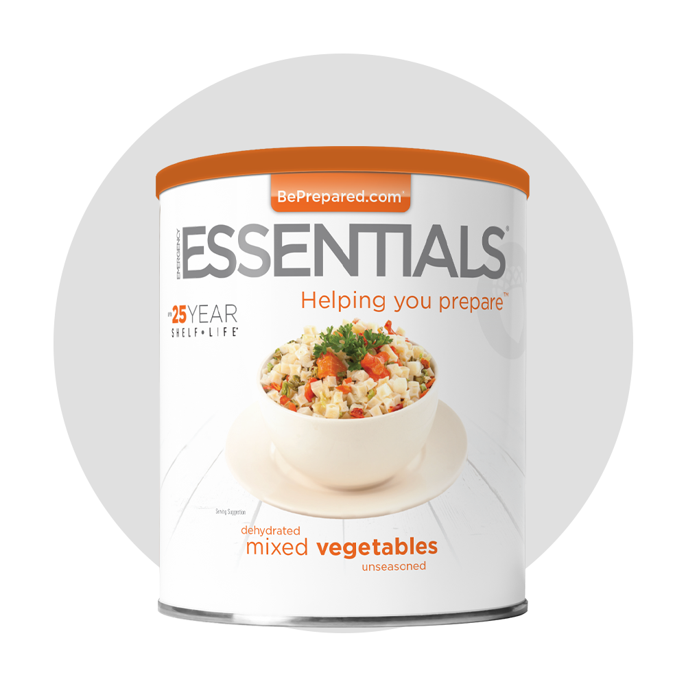 Single Pack of Dehydrated Mixed Vegetables
