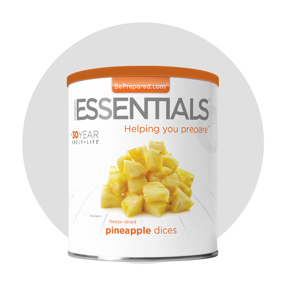 Single Pack of Freeze-Dried Pineapple Dices