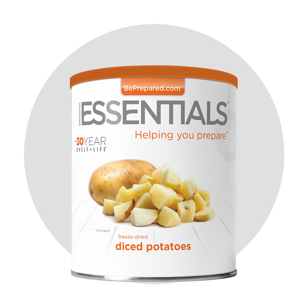 Single Pack of Freeze-Dried Diced Potatoes