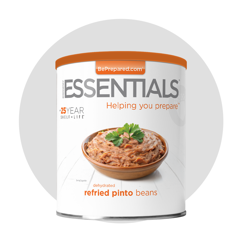 Single Pack of Dehydrated Refried Pinto Beans