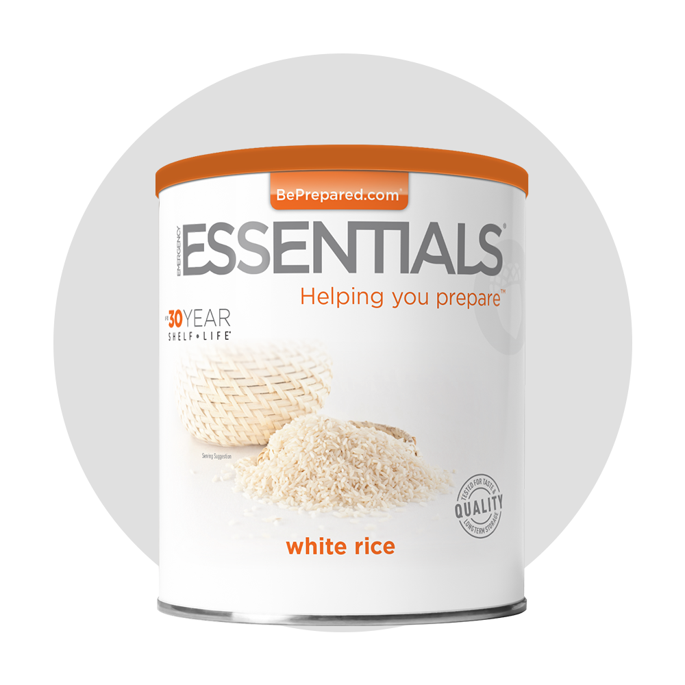 Emergency Essentials® White Rice Large #10 Can