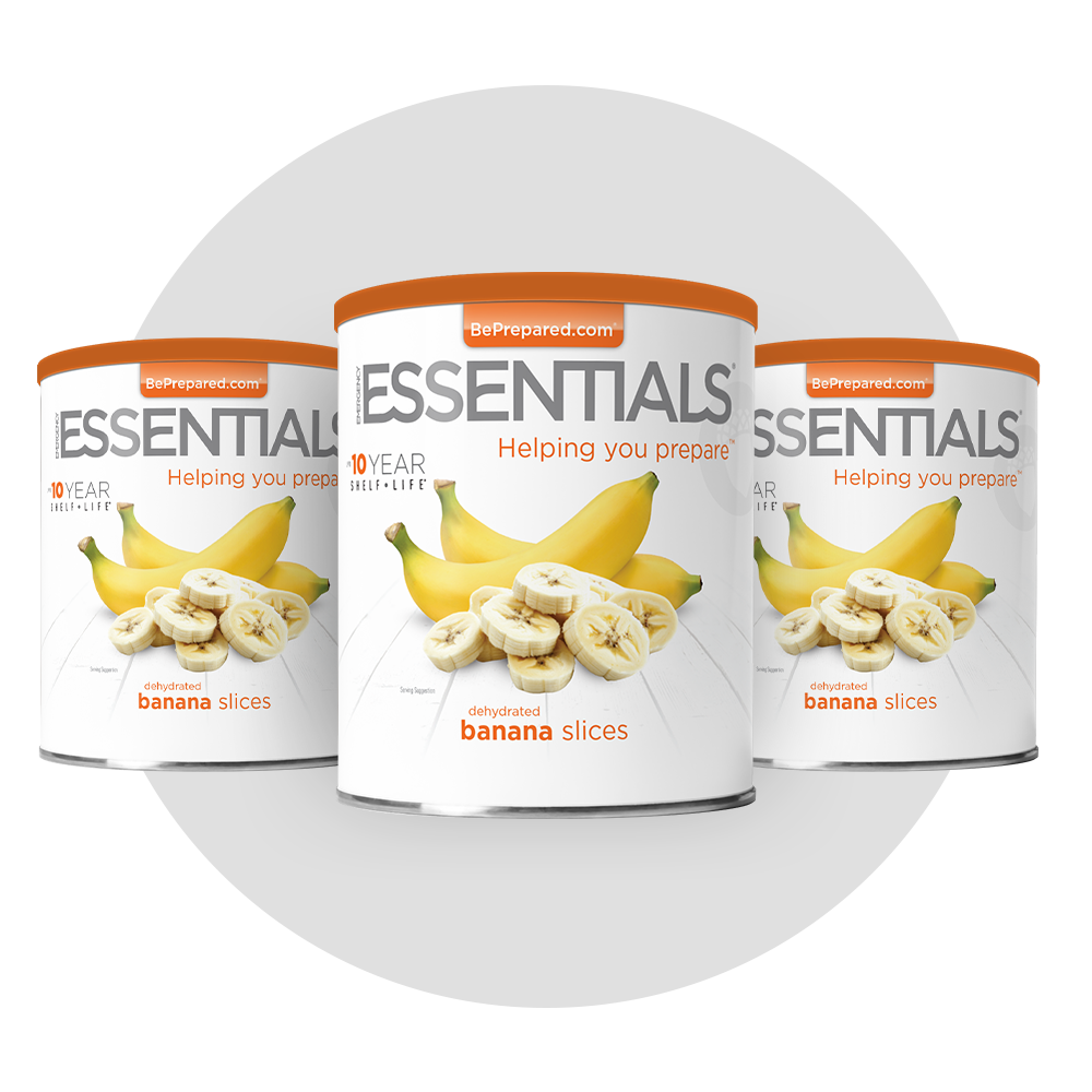 3 Pack of Freeze-Dried Banana Slices
