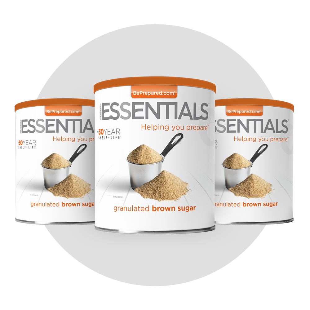 3 Pack of Granulated Brown Sugar