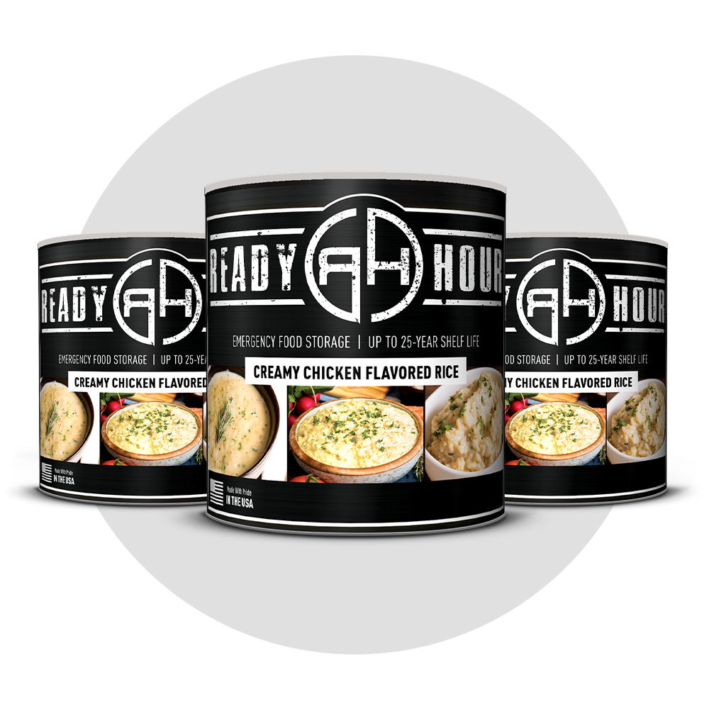 NEW - Ready Hour Creamy Chicken Flavored Rice #10 Can (18 servings)