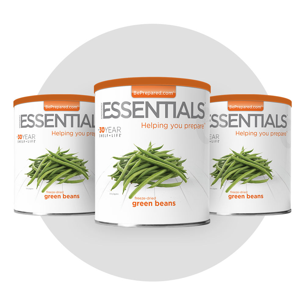 3 Pack of Freeze-Dried Green Beans