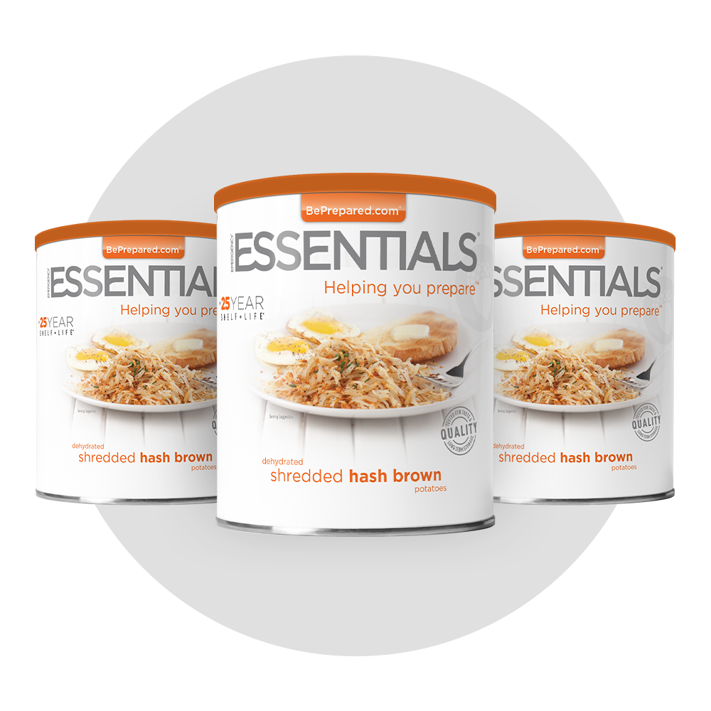 3 Pack of Dehydrated Hash Browns