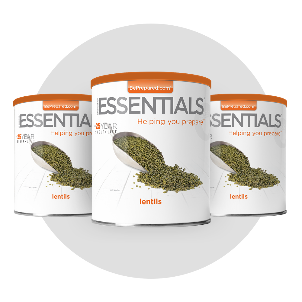 Emergency Essentials® Lentils Large #10 Can