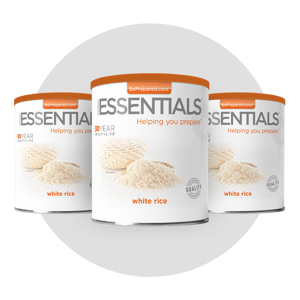 Emergency Essentials® White Rice Large #10 Can