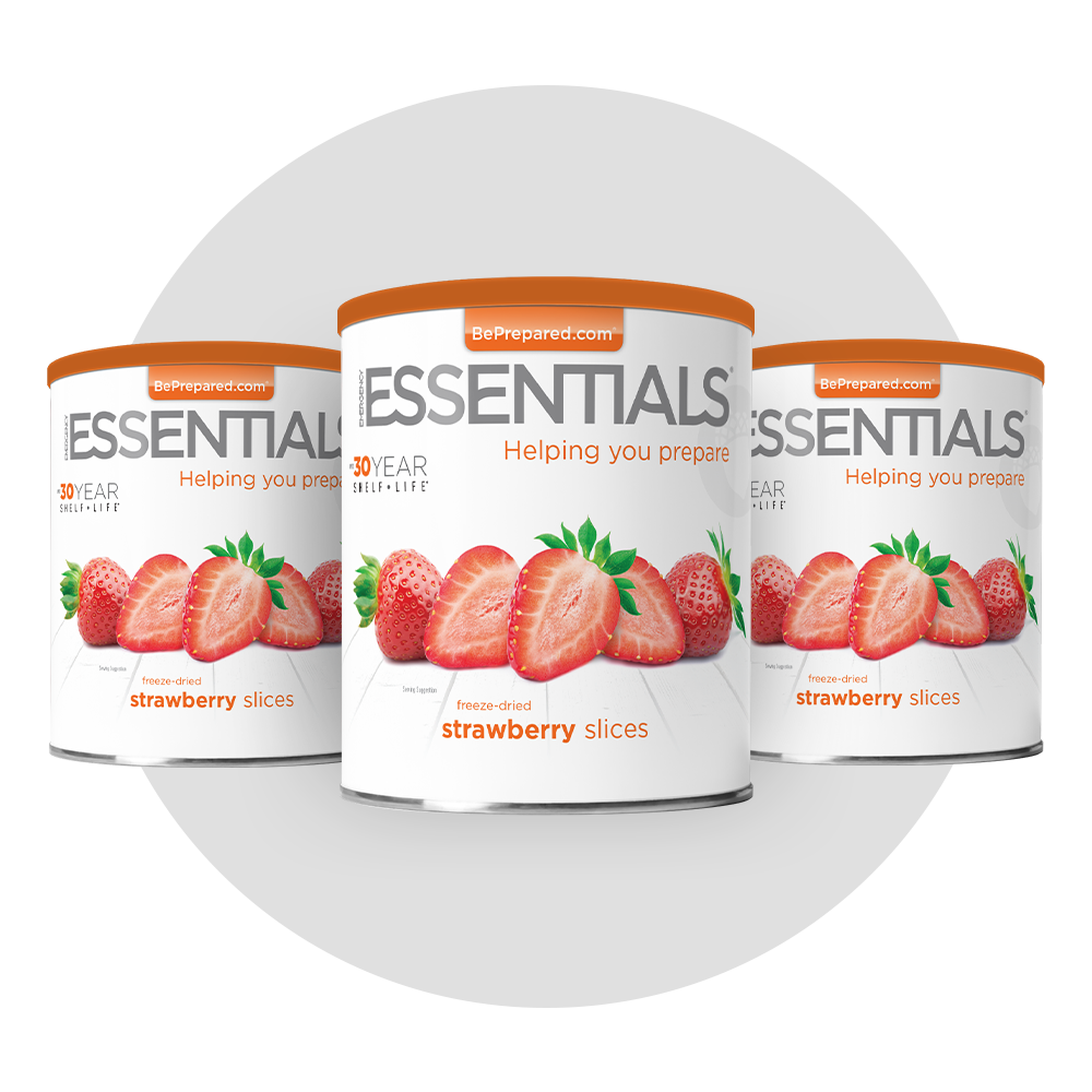 3 Pack of Freeze-Dried Strawberry Slices