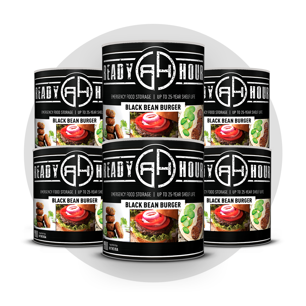 Black Bean Burger #10 Can