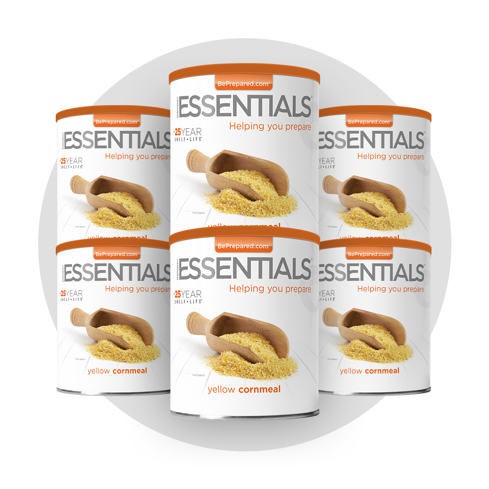 6 Pack of Yellow Cornmeal