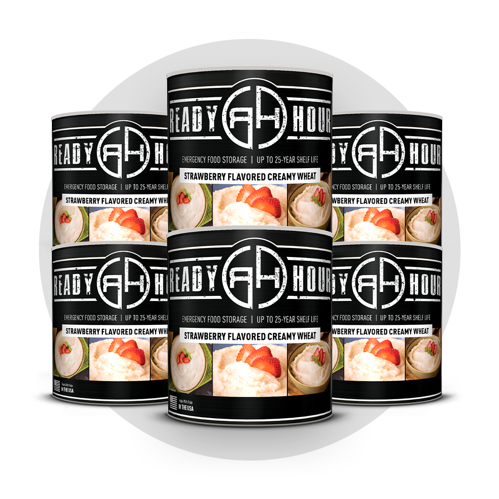 Ready Hour Strawberry Flavored Creamy Wheat #10 Can
