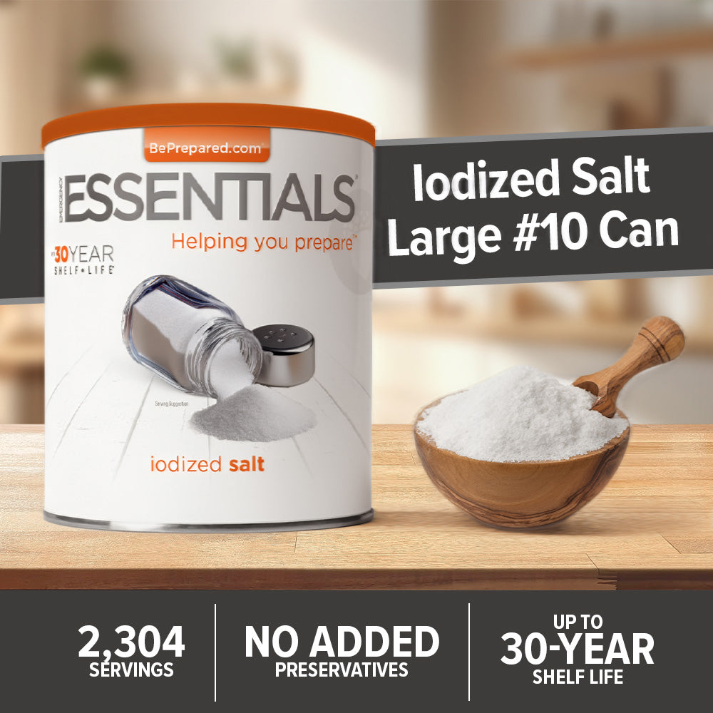 Emergency Essentials® Iodized Salt (7.5 LBS) Large #10 Can
