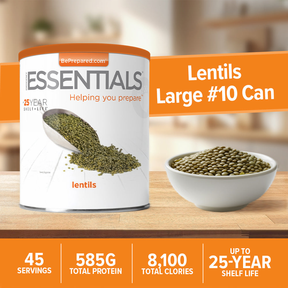 Lentils Large #10 Can