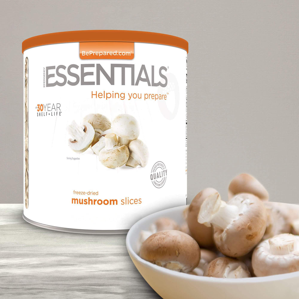 Premium Bulk-Size Freeze-Dried Cooked Sliced Mushrooms - 3 Pack (1.7 Oz Each) - Rich Umami Flavor, Ideal For Cooking, Stir-fry, Soups & Sauces, 100% Natural, Gluten Free, Non-GMO