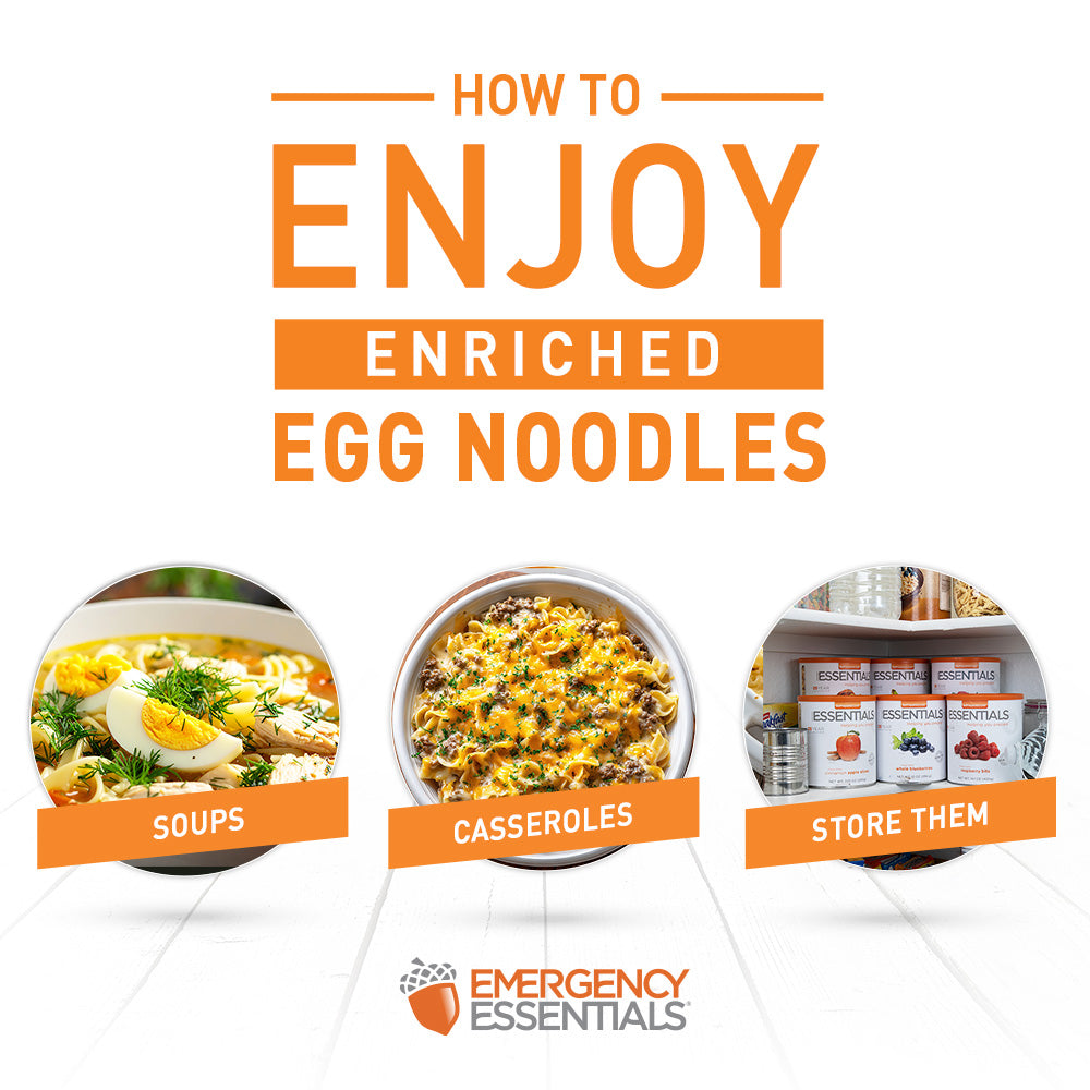 Emergency Essentials® Egg Noodle Pasta Large #10 Can