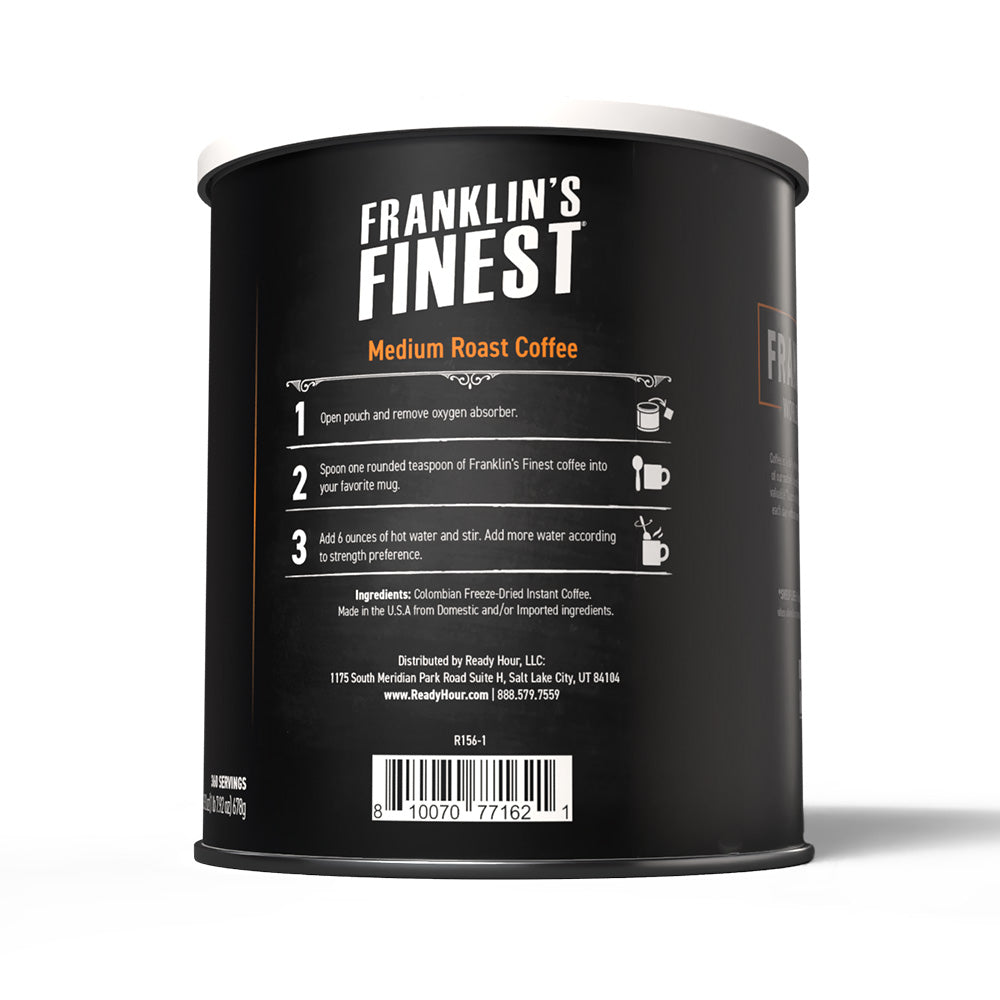 Franklin's Finest Coffee #10 Can