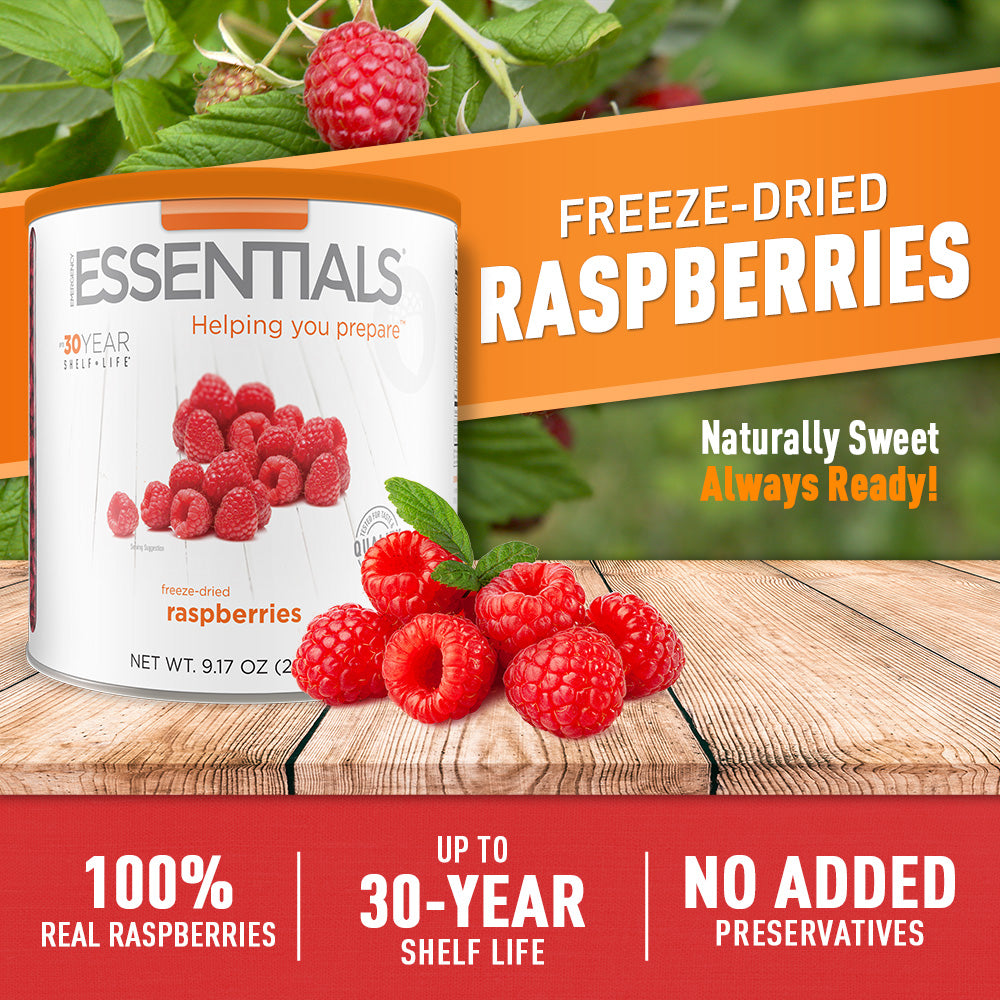 Emergency Essentials® Freeze-Dried Raspberries Large Can