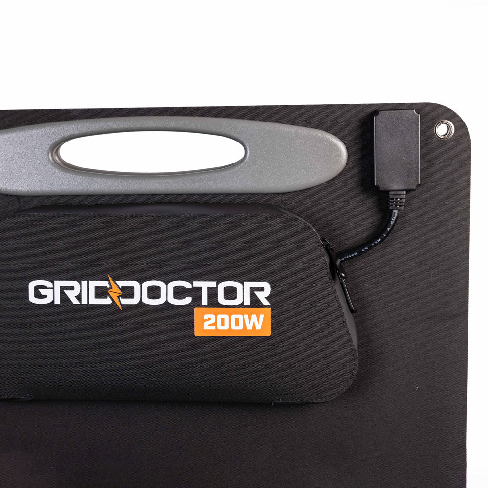 NEW Grid Doctor 3300 Solar Generator System Now with built-in EMP Protection! (Waterproof 200W Panel Included FREE)