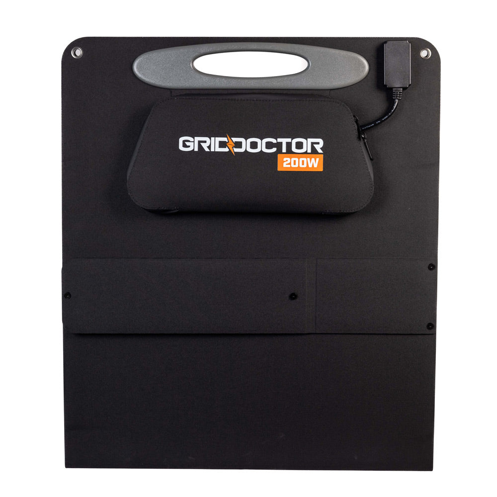 200W Solar Panel Kit by Grid Doctor for the 2200 Solar Generator Syste