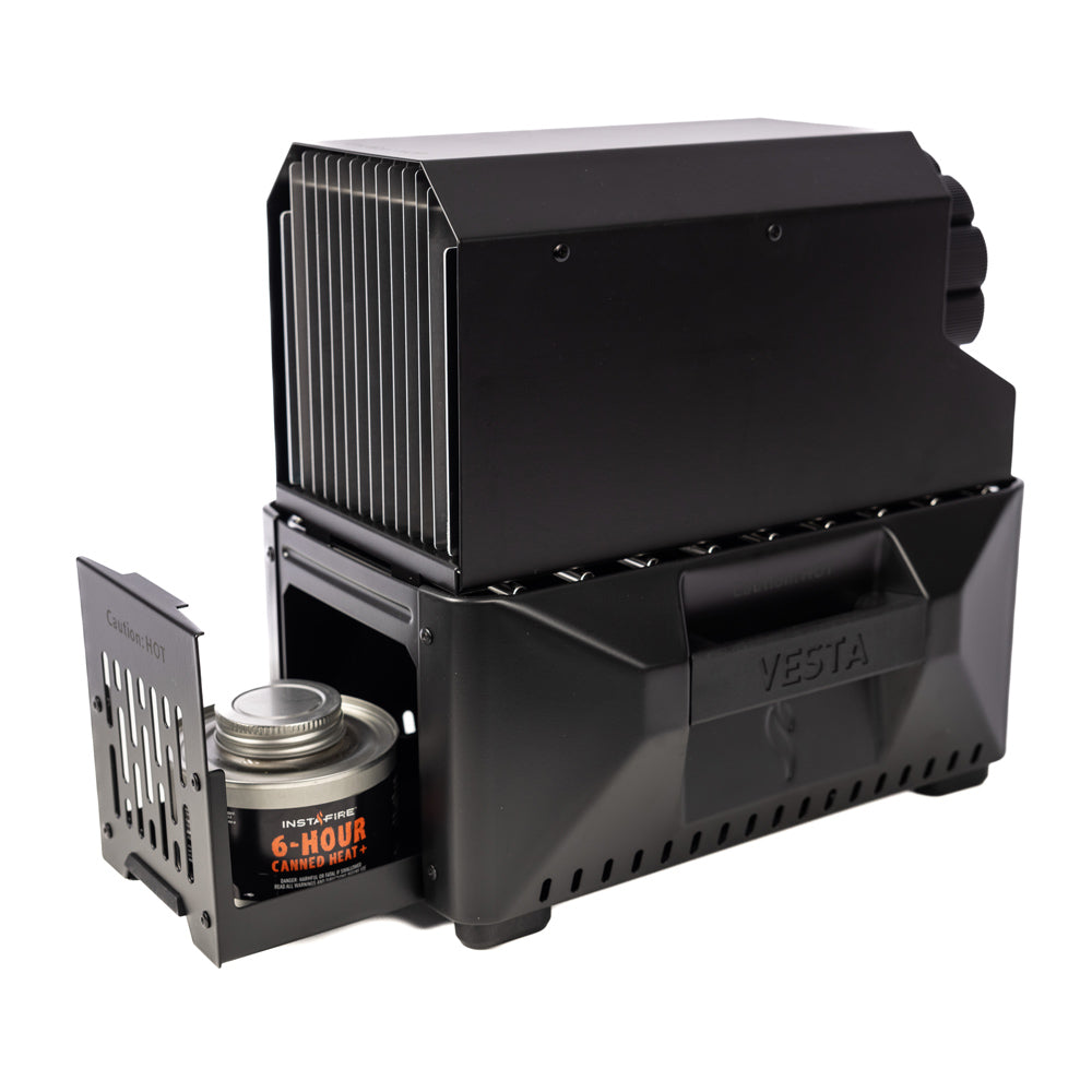 VESTA Indoor Space Heater & Cook Stove (with Self-Powered Fan) by InstaFire