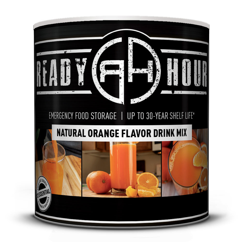 Natural Orange Flavored Drink Mix #10 Can (63 servings)