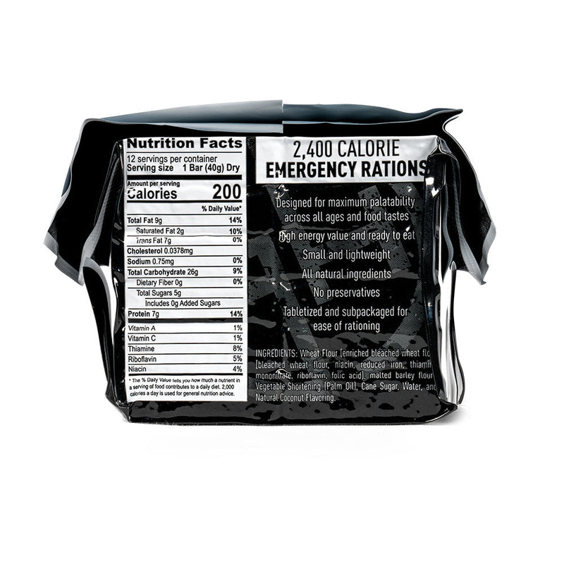 Emergency Ration Bars 2400 Calories / Package from Ready Hour (6674441928844) (7525899141260)